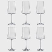 Conjunto de Taças de Vinho e Água Xtra Cristal 460ml 6 Unidades Bohemia