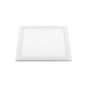 Luminária Painel de Led Quadrada de Embutir 18w Bivolt Slim Branca 3000k