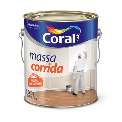 MASSA CORRIDA 3,6LT /6KG CORAL