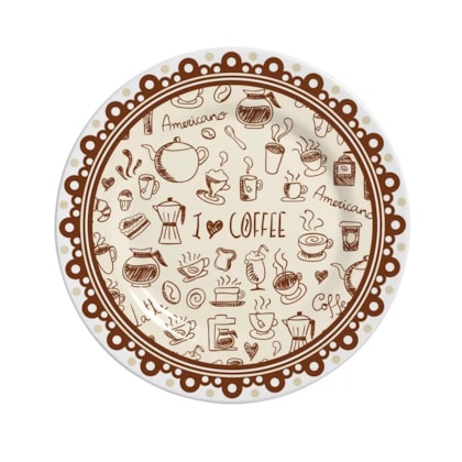 PLACA COFFEE DECORATIVA EM MADEIRA 30X20CM - Clube da Casa - Nova Era